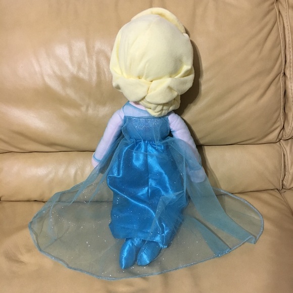 2 ft Frozen Elsa Tulle Dress Gown Plush Toy Doll - Picture 4 of 7